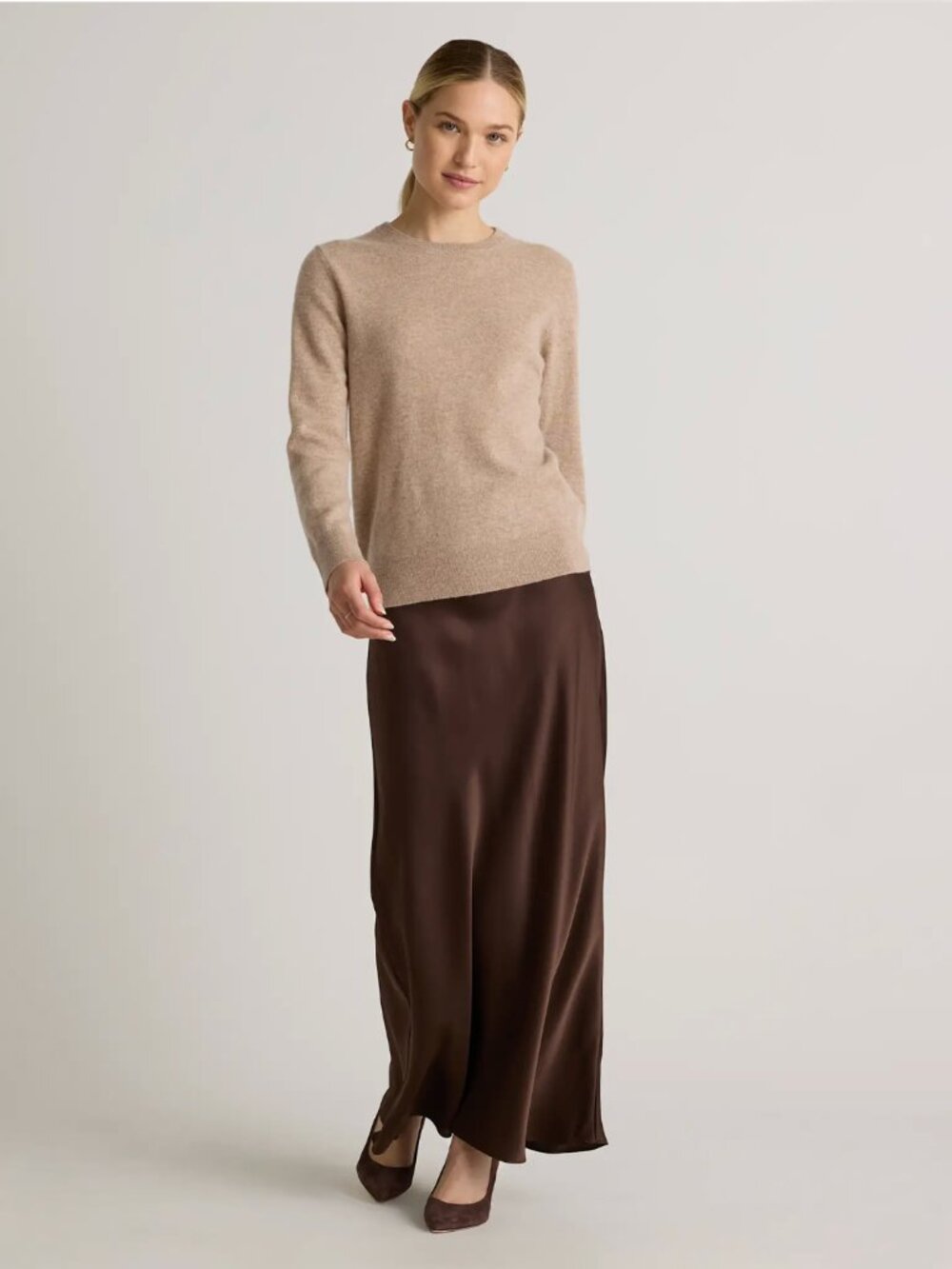 Quince Cashmere Crewneck Sweater